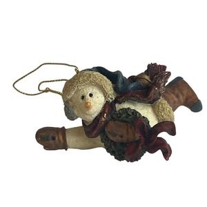 Vintage Snowman Ornament Holiday Home‎ Decor Decoration Festive Christmas